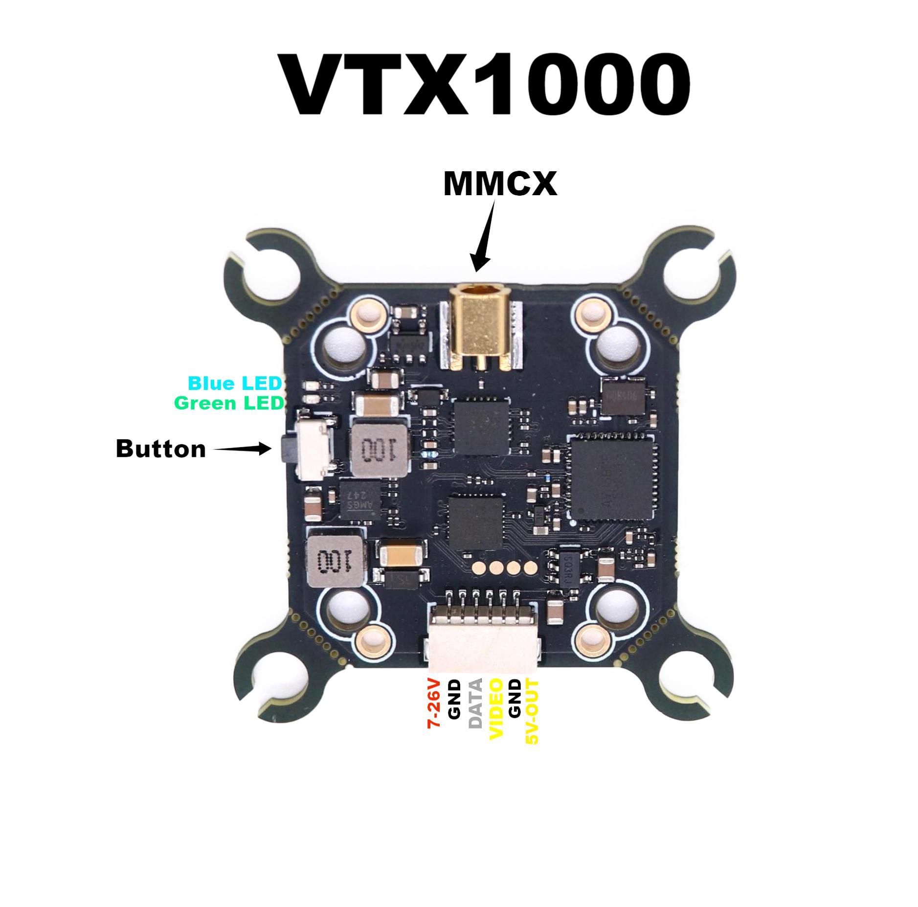 B-CUBE 5.8G VTX 800 1000 1600  - Drone Kit Vtol review and price